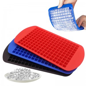 تصميم مخصص، سيليكون صواني مكعبات الثلج مصغرة لتقشئة الويسكي